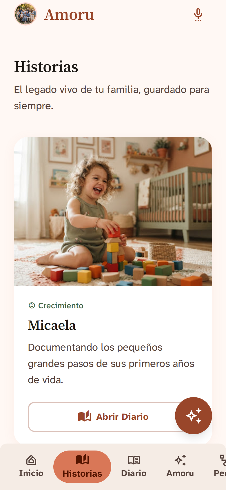 Historia de Micaela y sus primeros años en Amoru